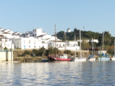 Sanlucar on the Spanish side of the Guadiana